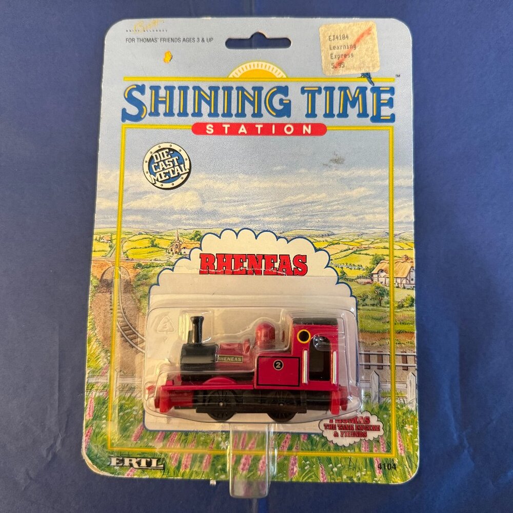 1996 Ertl Shining Time Station RHENEAS Thomas The Tank Train 4104 NEW RARE